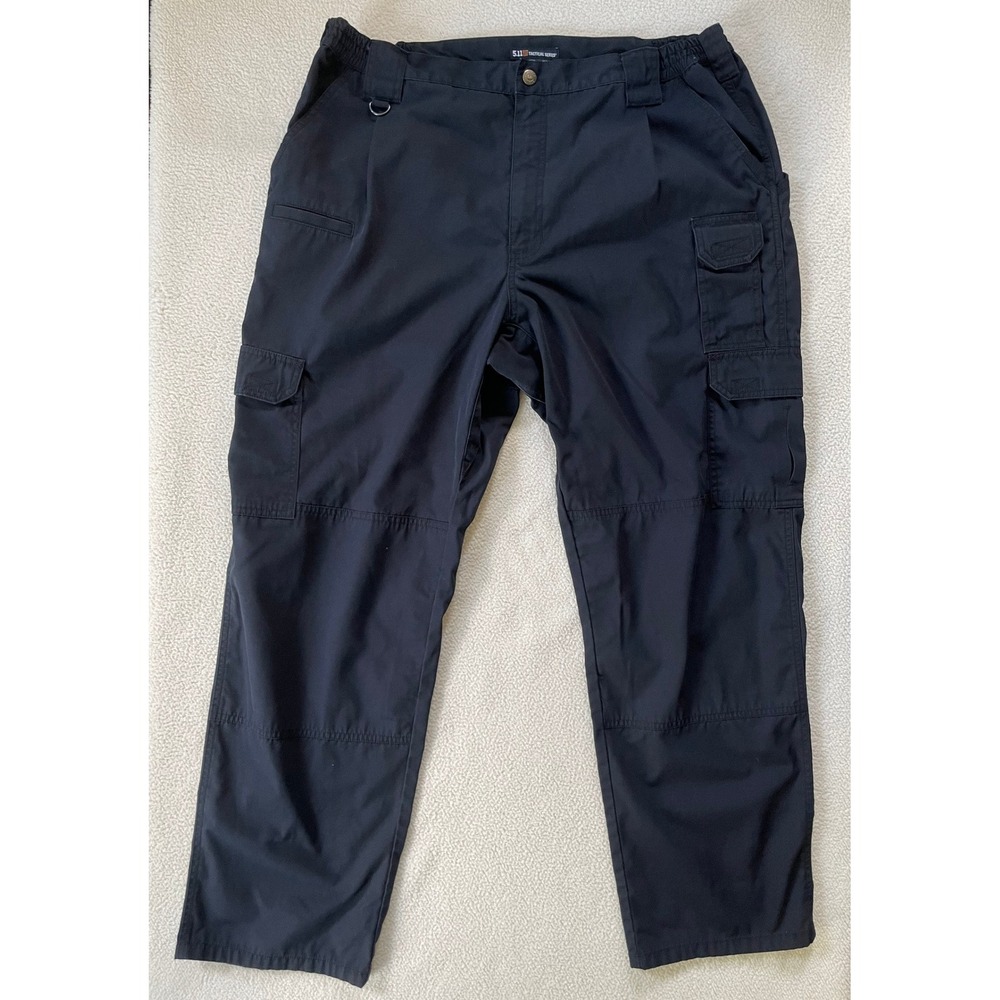 5.11 Tactical Taclight Pro Mens 40x32 Cargo Pants Black Ripstop 74273 Cargo EMS